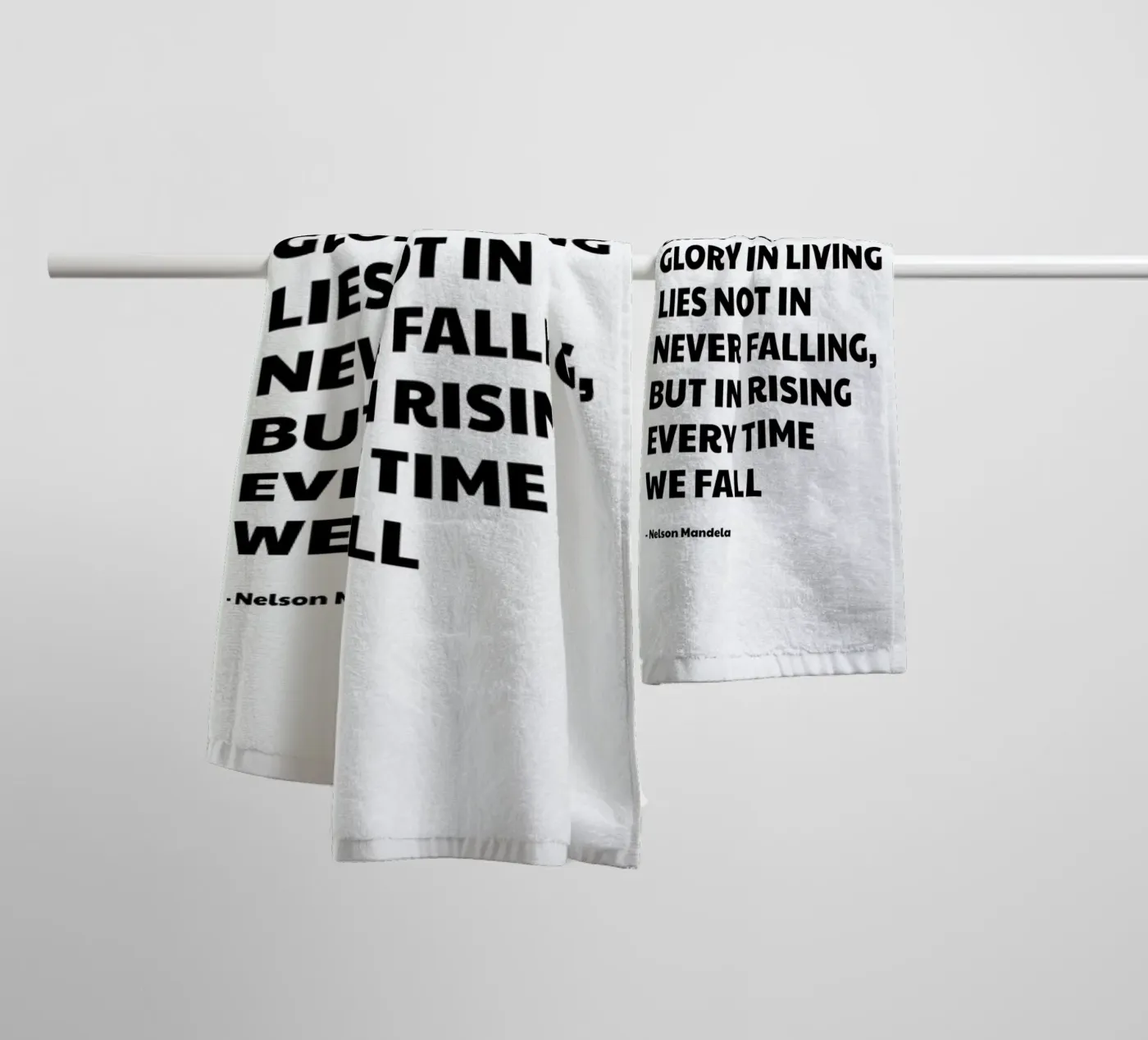 Every Time We Fall towel by Studio One