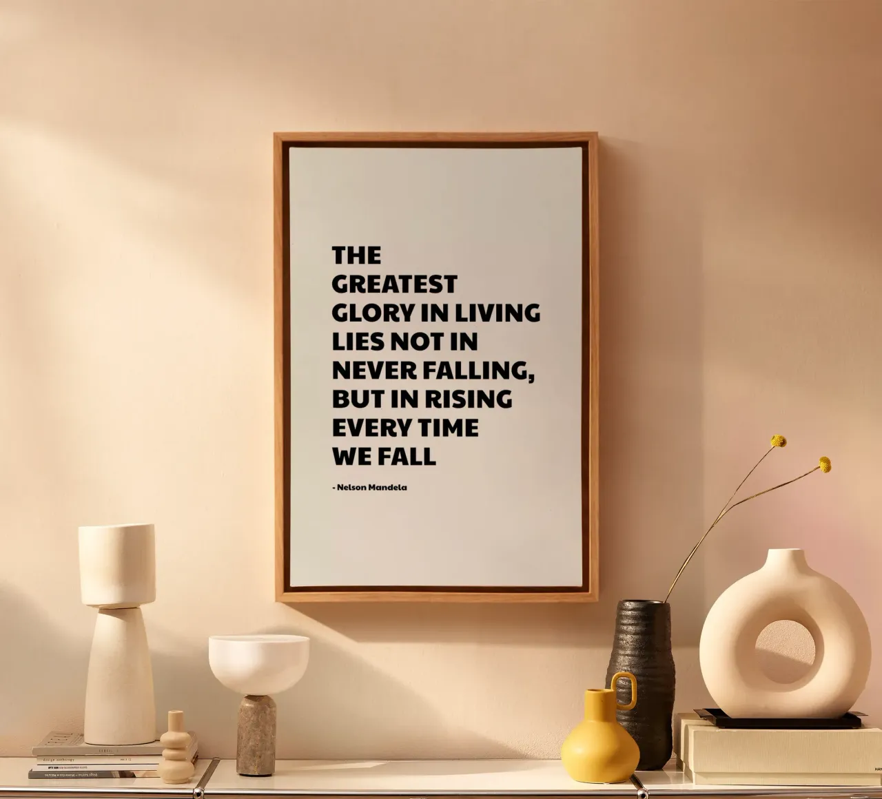 Every Time We Fall tela con Cornice a cassetta da Studio One