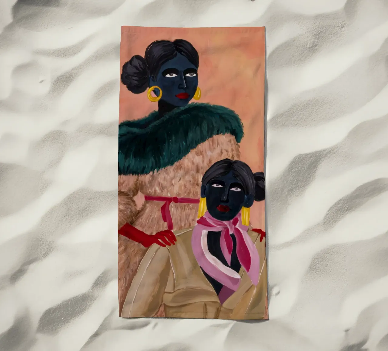 Abbracciare l'eleganza telo mare da Ebony Carpenter