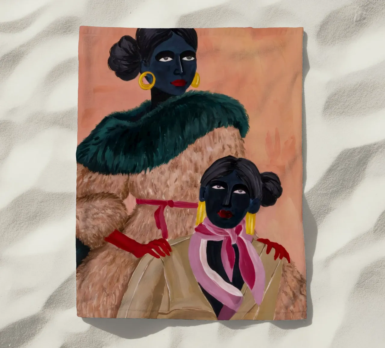 Abbracciare l'eleganza telo mare da Ebony Carpenter