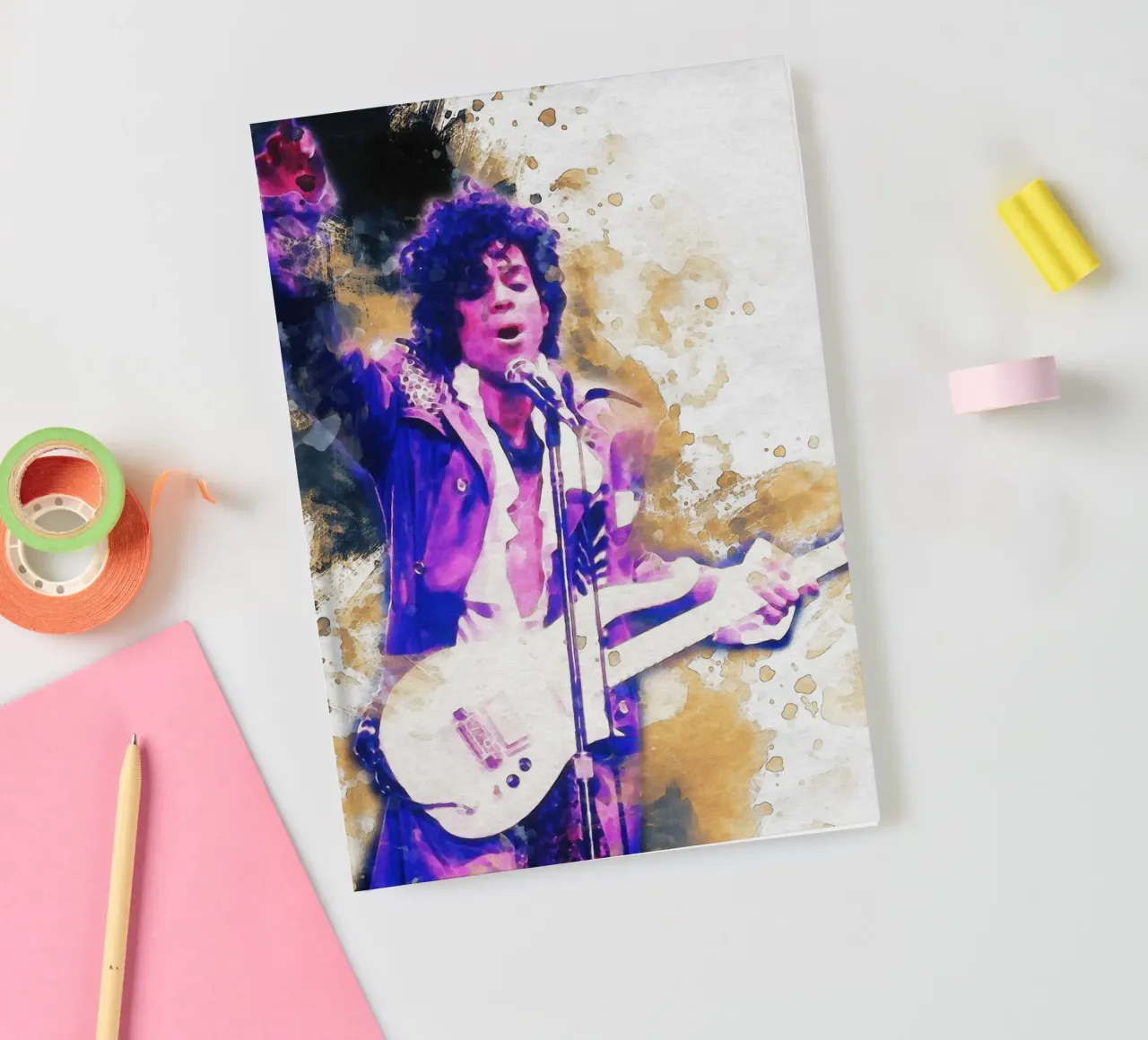 Smudge of Portrait Prince notebook by Gunawan Rb