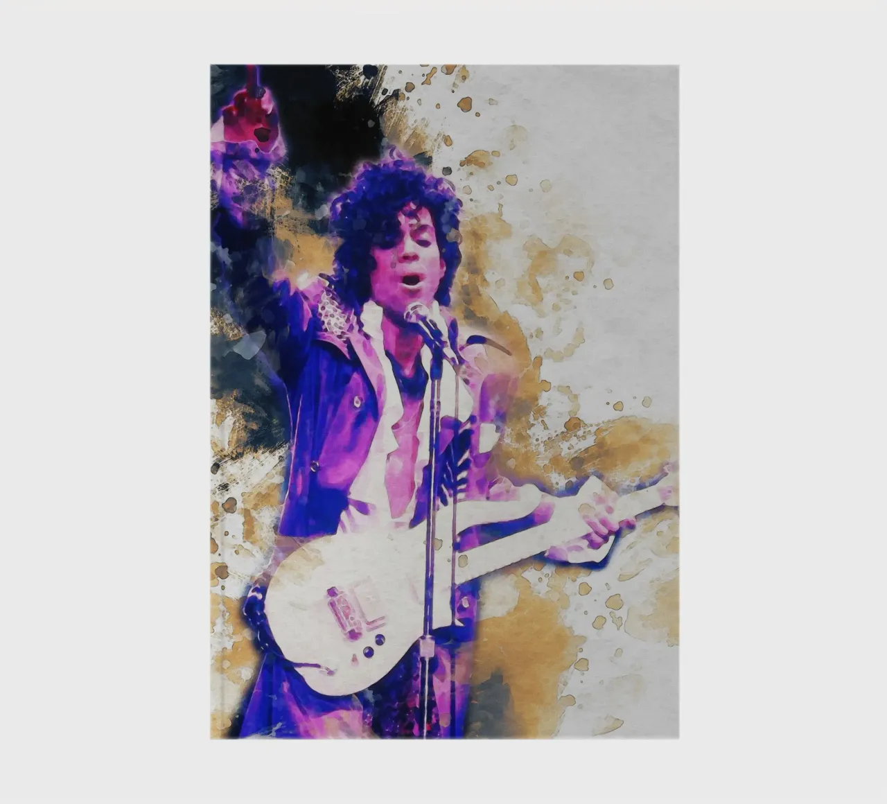 Smudge of Portrait Prince notebook by Gunawan Rb
