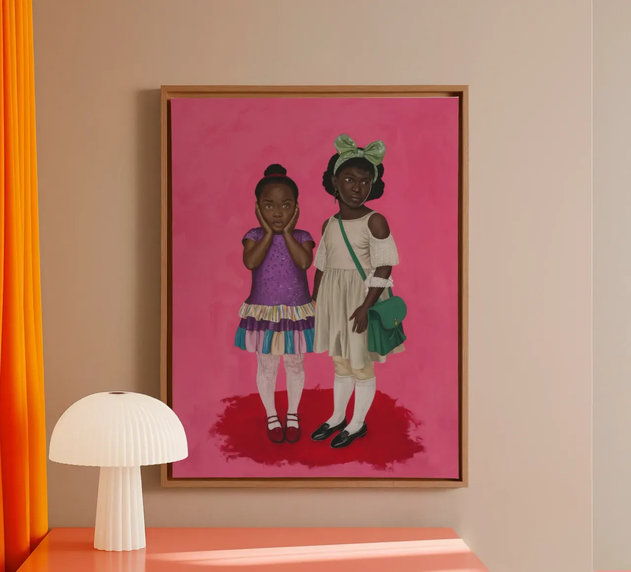 L'innocenza dell'infanzia tela con Cornice a cassetta da Ebony Carpenter