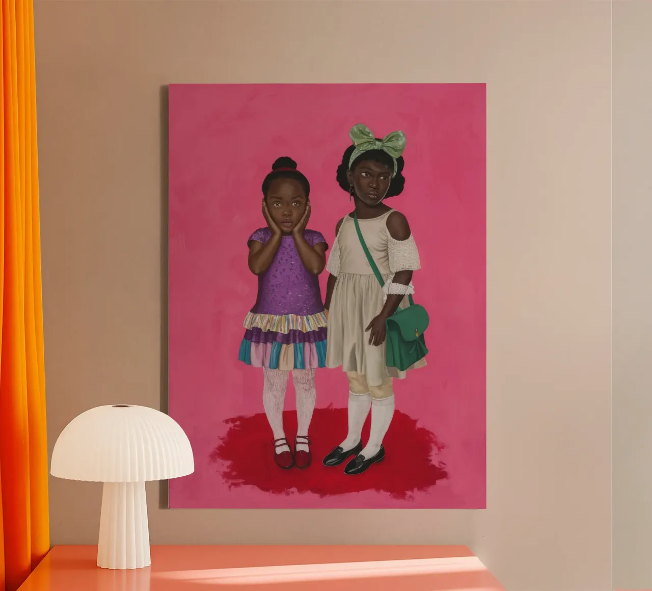 L'innocenza dell'infanzia tela con Cornice a cassetta da Ebony Carpenter