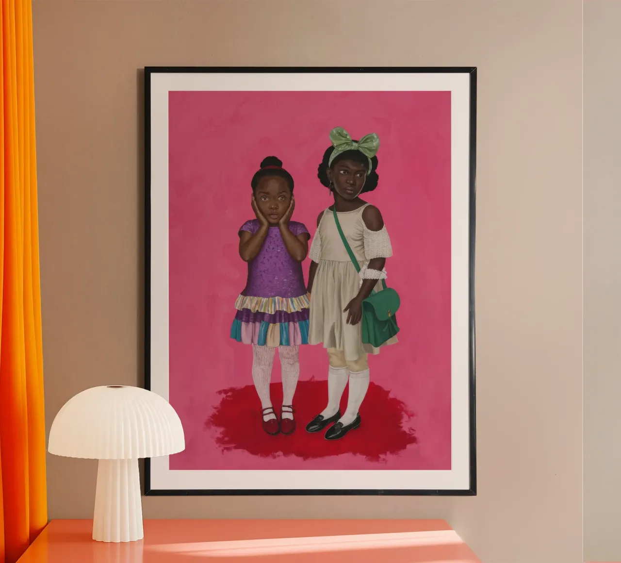 L'innocenza dell'infanzia poster con telaio in legno da Ebony Carpenter