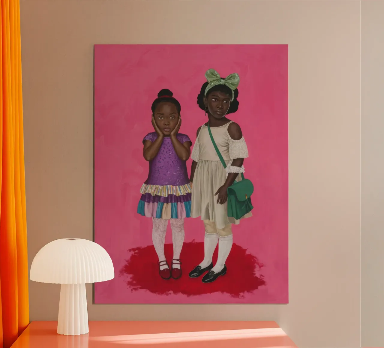 L'innocenza dell'infanzia poster con telaio in legno da Ebony Carpenter