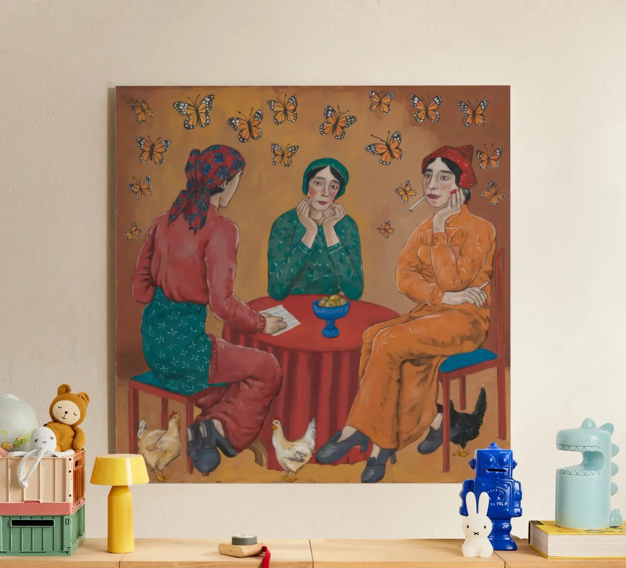 Tè alla farfalla plexiglass da Ebony Carpenter