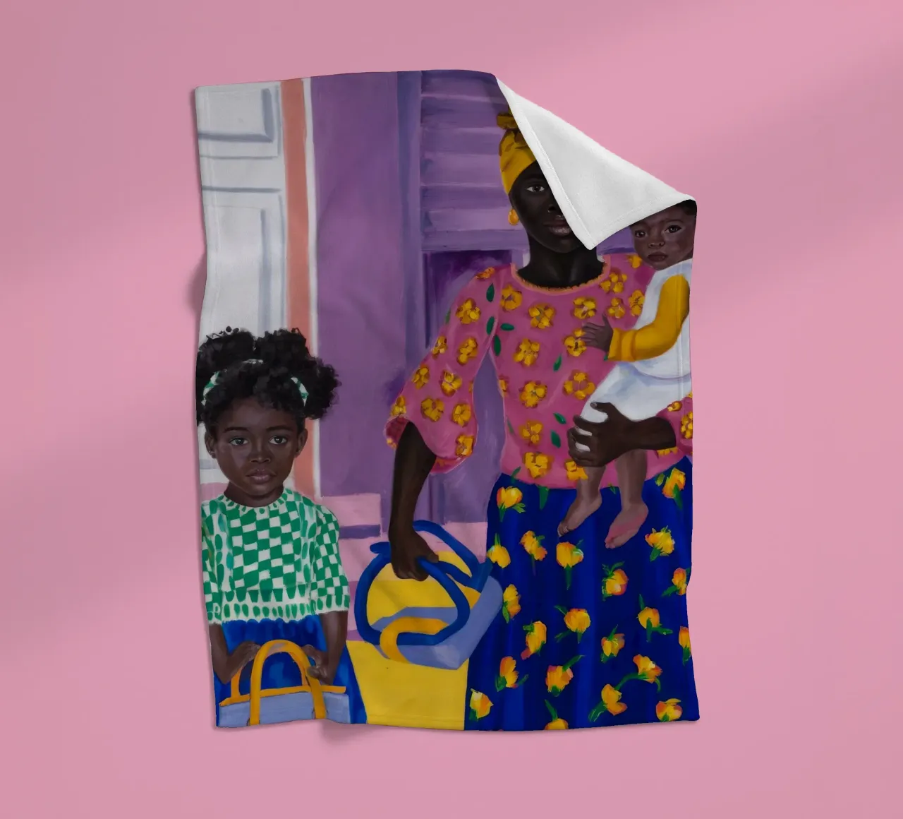 Maternal Moments fleece blanket by Ebony Carpenter