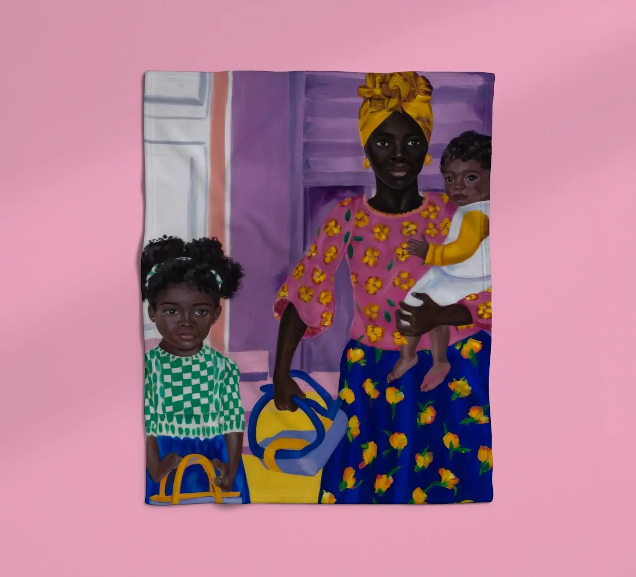 Maternal Moments fleece blanket by Ebony Carpenter
