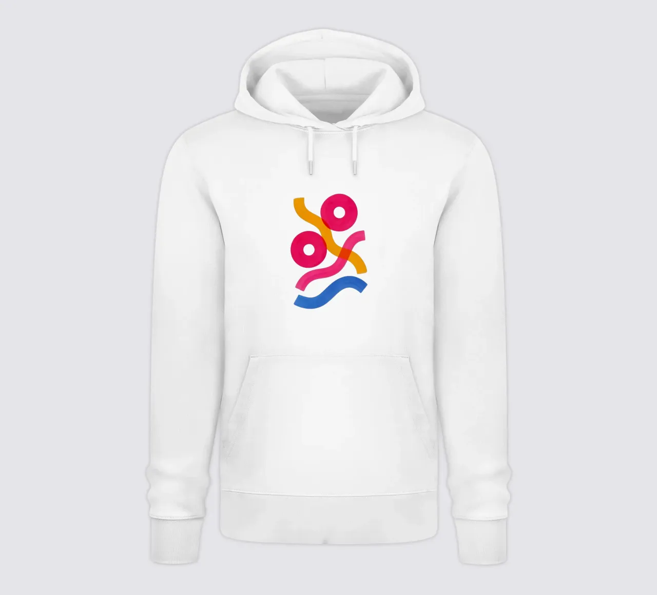 Shapes in Motion - Flow Form Series felpa con cappuccio da SMPLE