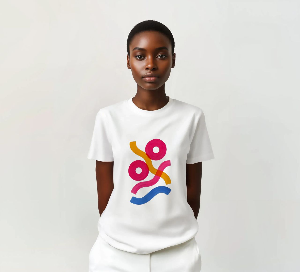 Shapes in Motion - Flow Form Series t-shirt da SMPLE