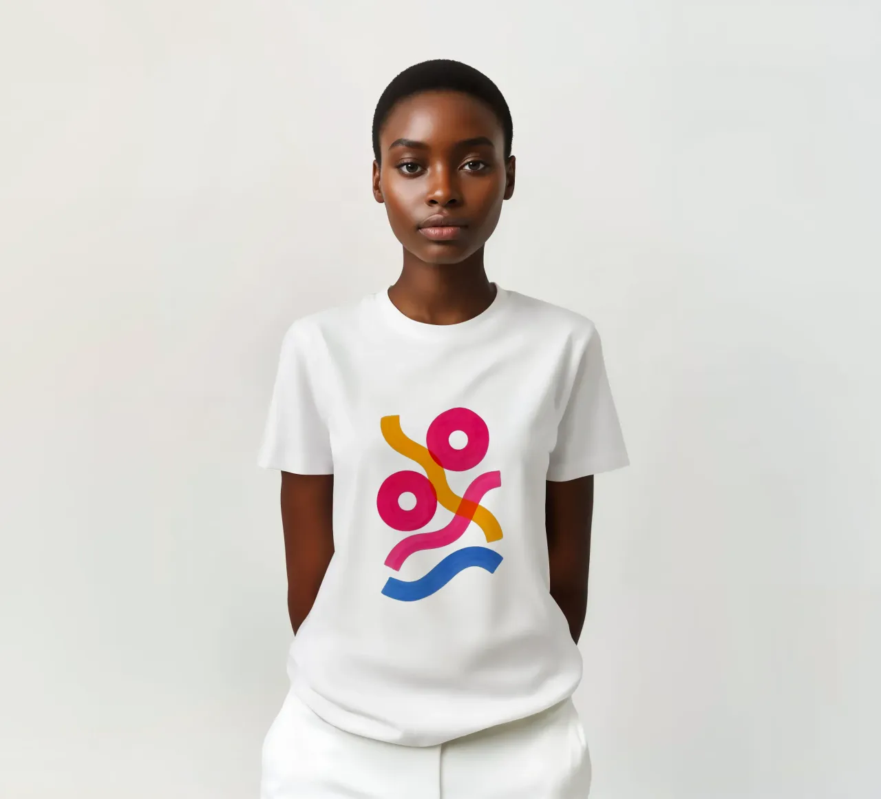 Shapes in Motion - Flow Form Series t-shirt da SMPLE