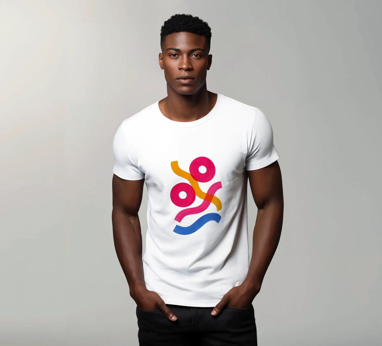 Shapes in Motion - Flow Form Series t-shirt da SMPLE