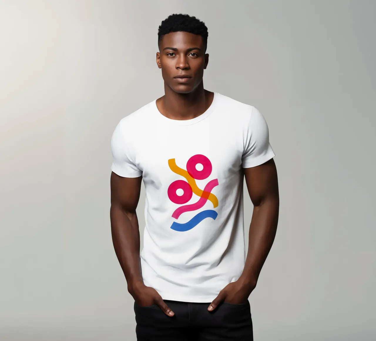 Shapes in Motion - Flow Form Series t-shirt da SMPLE