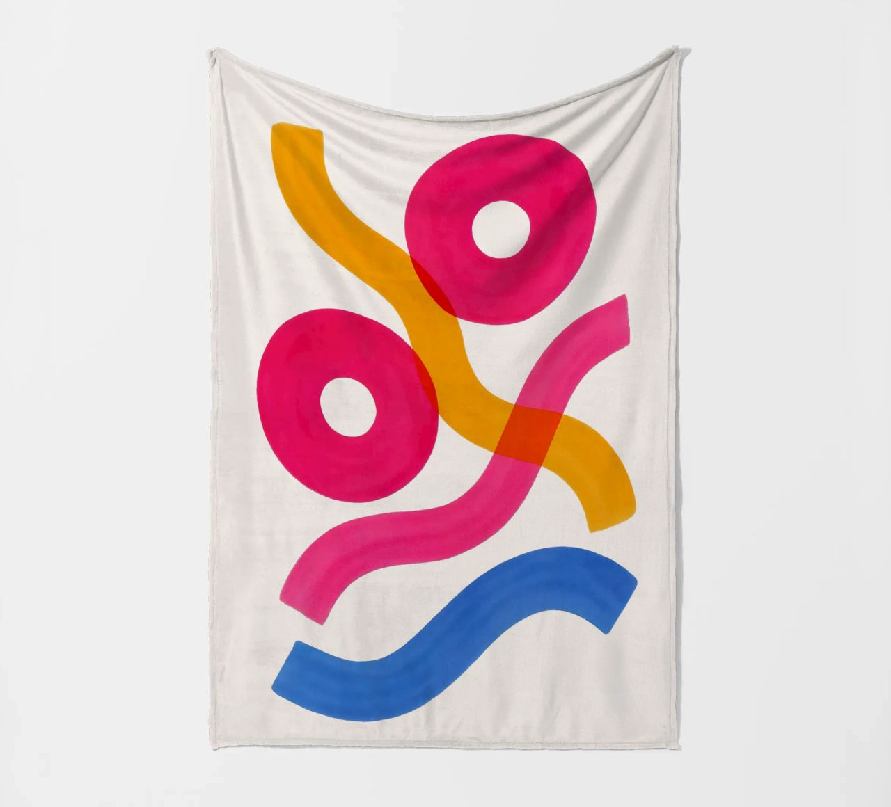 Shapes in Motion - Flow Form Series coperta in pile da SMPLE