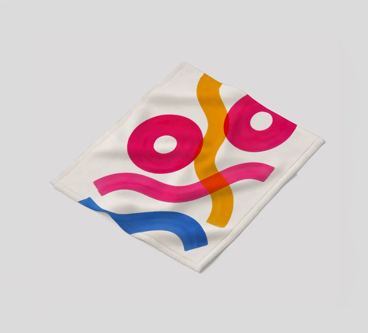 Shapes in Motion - Flow Form Series coperta in pile da SMPLE