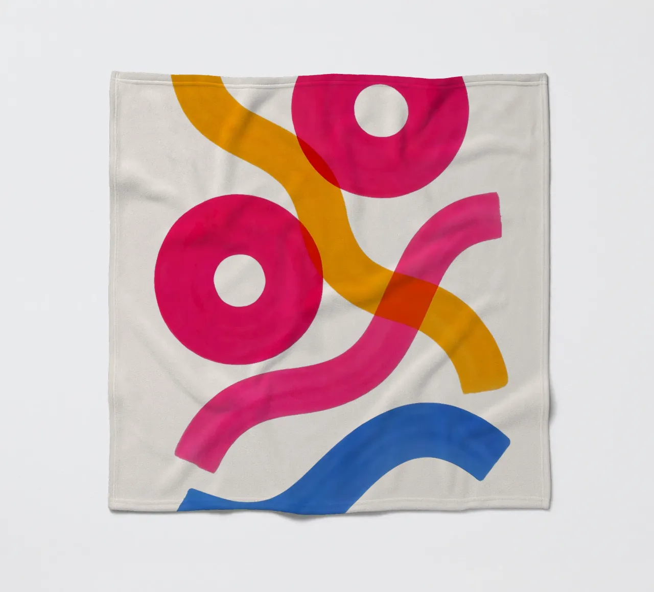 Shapes in Motion - Flow Form Series coperta in pile da SMPLE