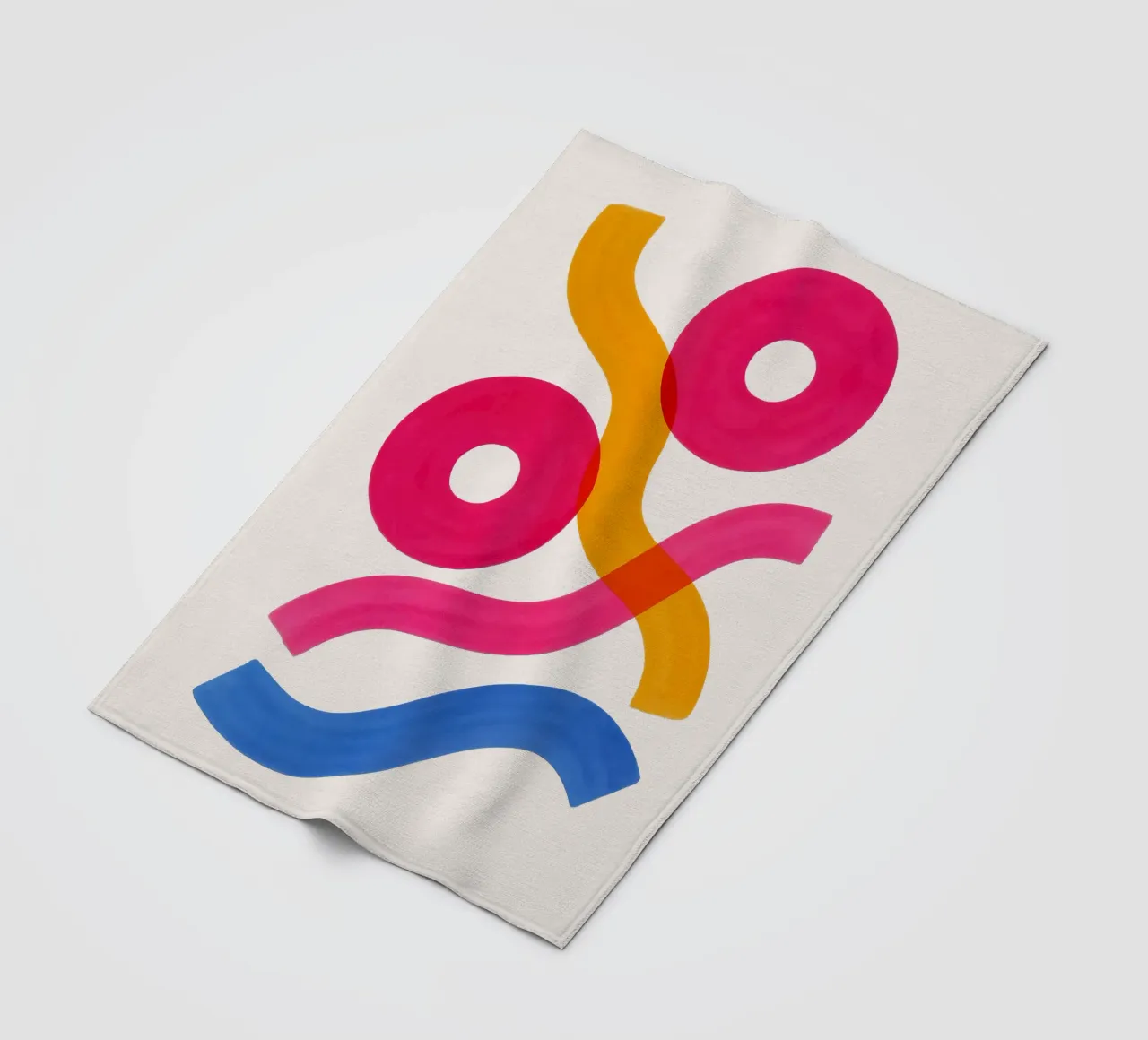 Shapes in Motion - Flow Form Series coperta in pile da SMPLE