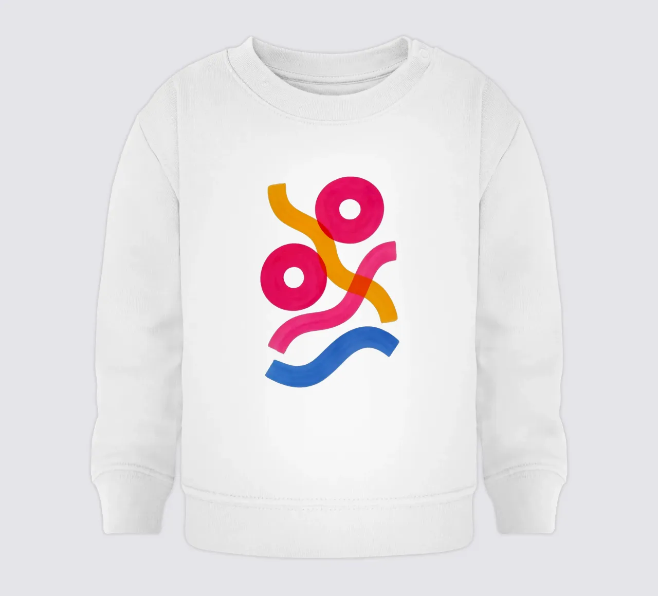 Shapes in Motion - Flow Form Series felpa neonato da SMPLE