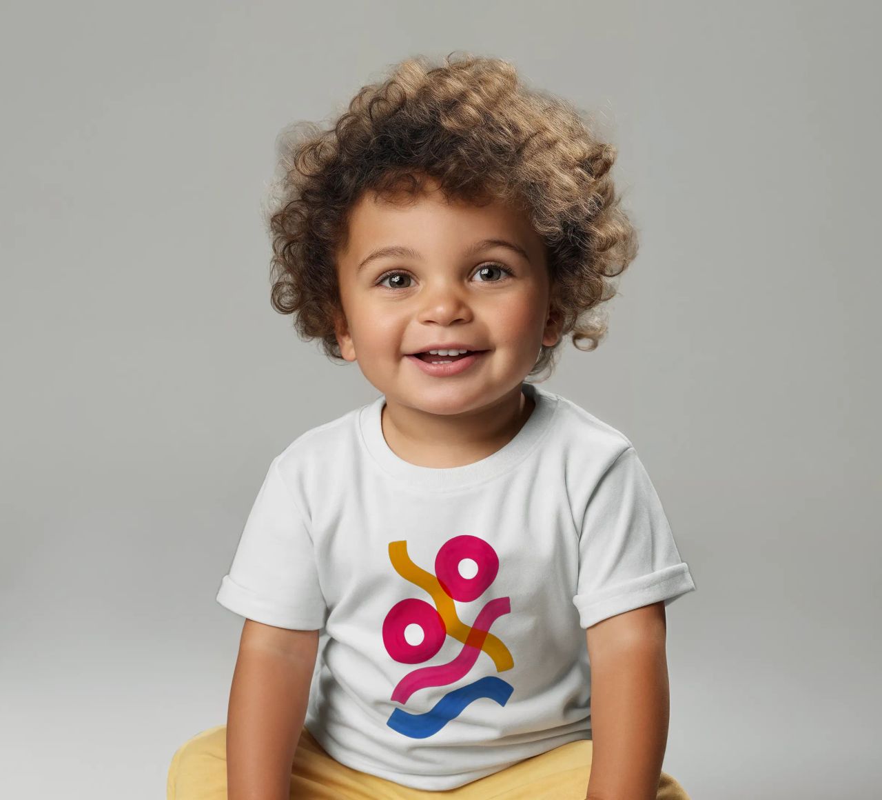 Shapes in Motion - Flow Form Series maglietta neonato da SMPLE