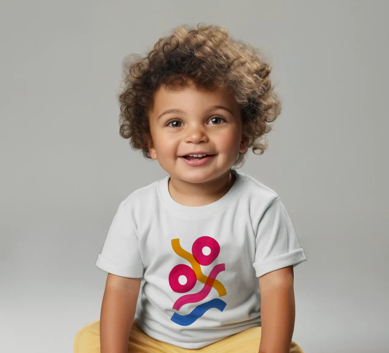 Shapes in Motion - Flow Form Series maglietta neonato da SMPLE