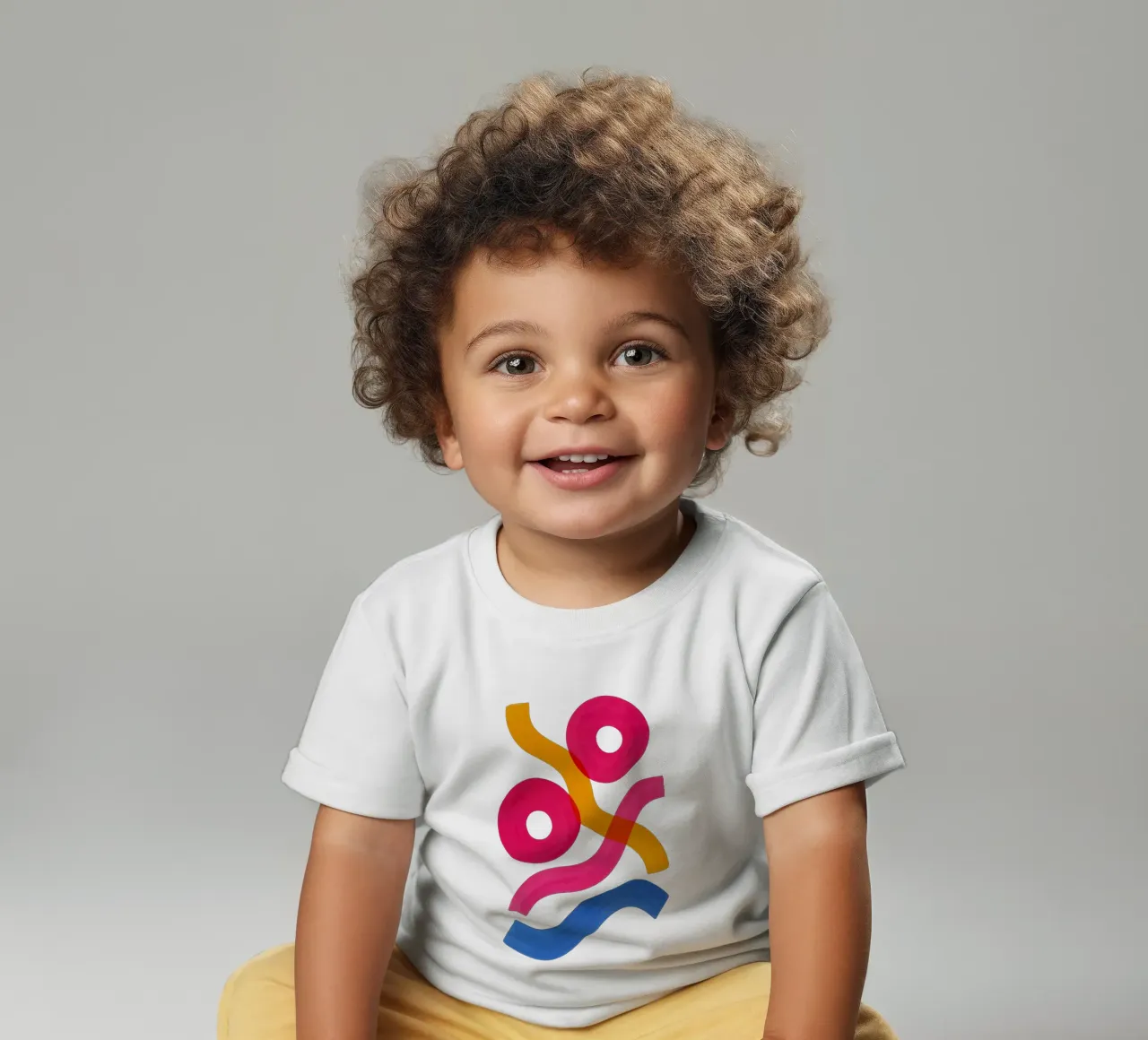 Shapes in Motion - Flow Form Series Baby T-Shirt von SMPLE