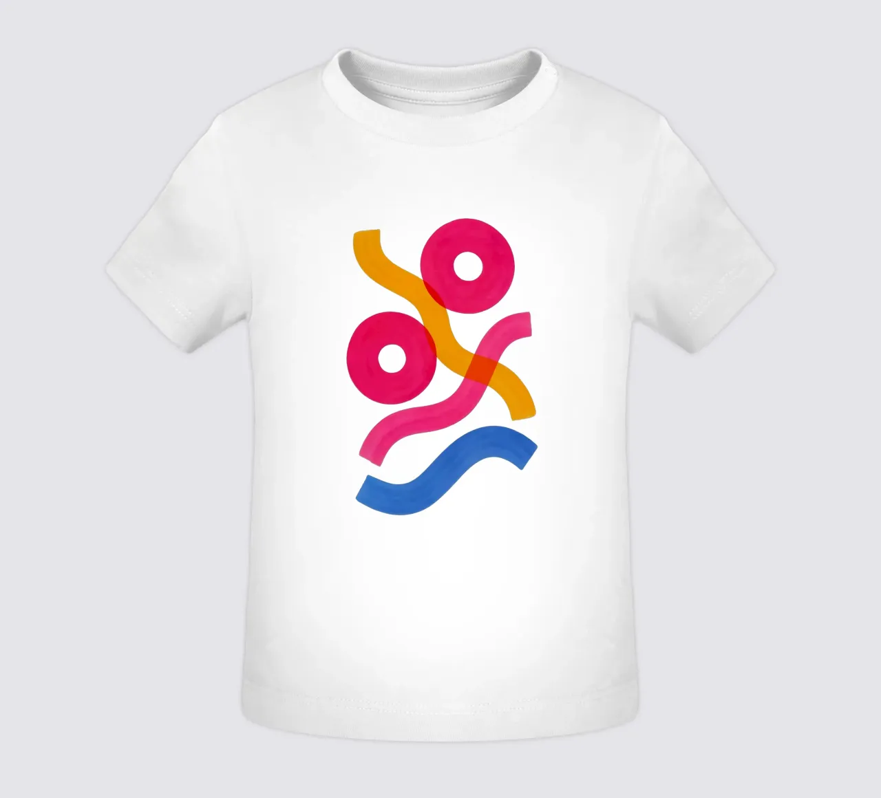 Shapes in Motion - Flow Form Series Baby T-Shirt von SMPLE