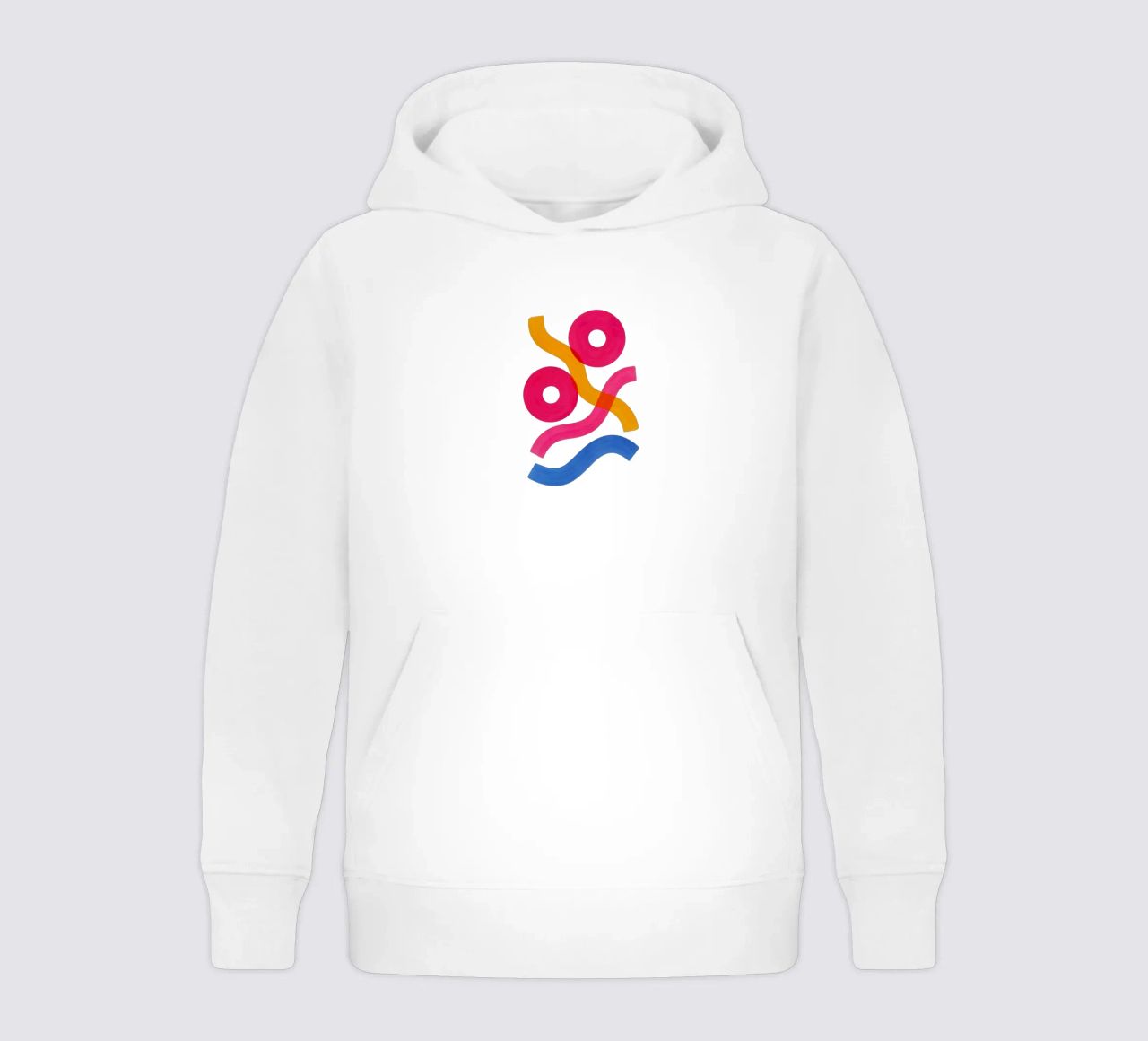 Shapes in Motion - Flow Form Series felpa bambino con cappuccio da SMPLE