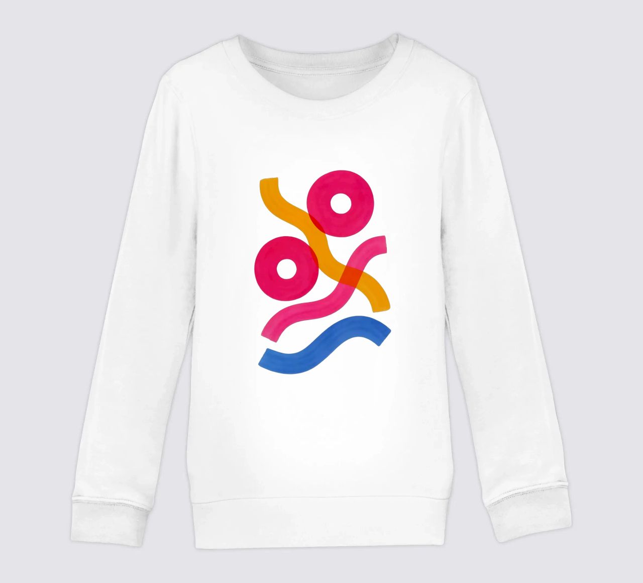 Shapes in Motion - Flow Form Series felpa bambino da SMPLE
