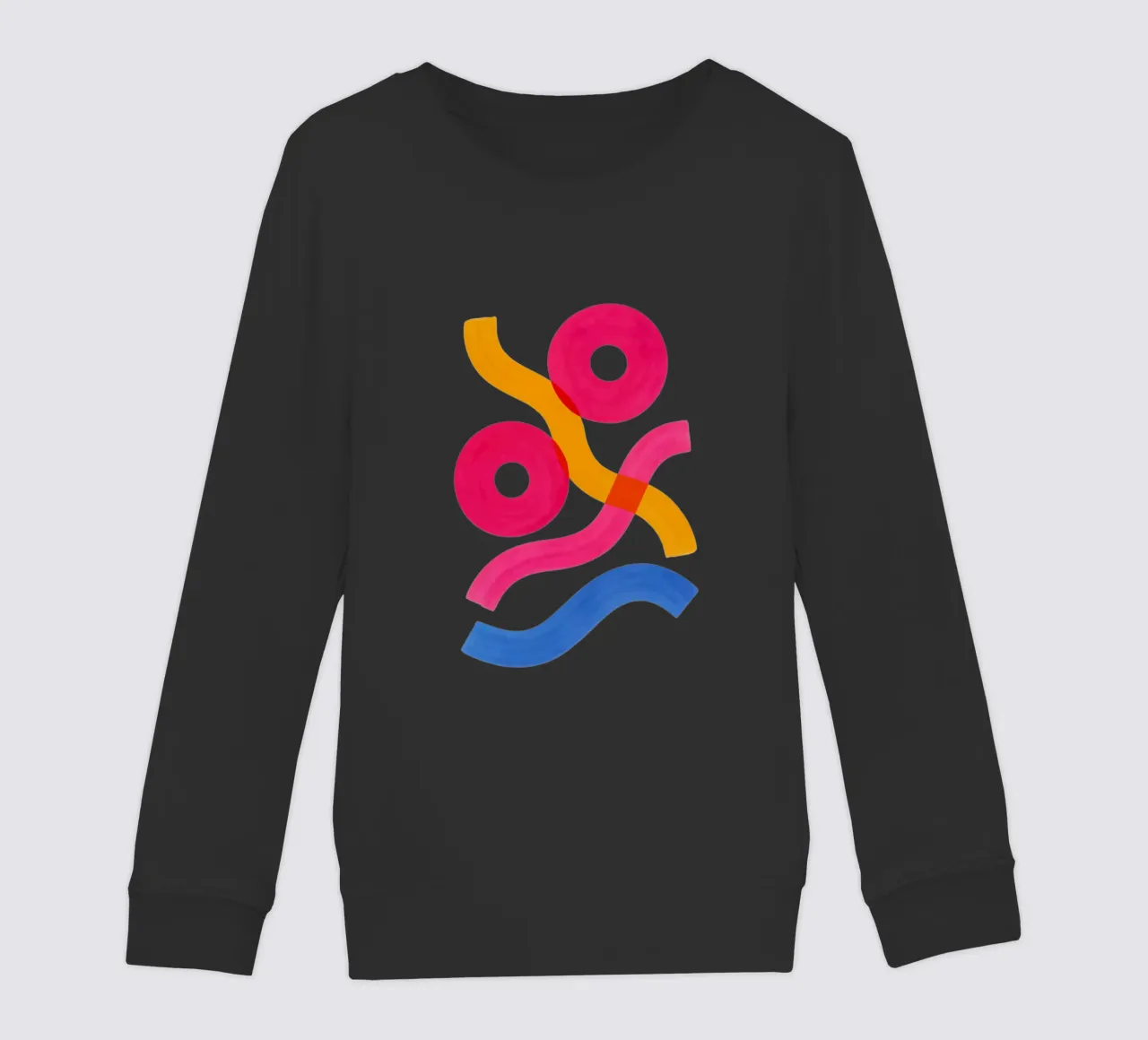 Shapes in Motion - Flow Form Series felpa bambino da SMPLE