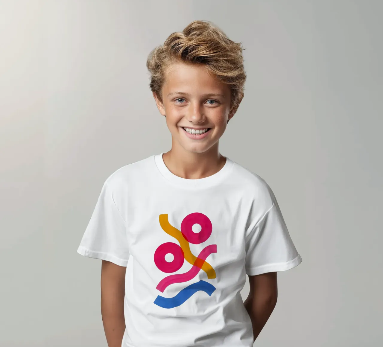 Shapes in Motion - Flow Form Series t-shirt bambini da SMPLE