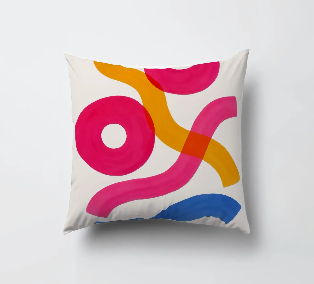 Shapes in Motion - Flow Form Series decorative cushion by SMPLE