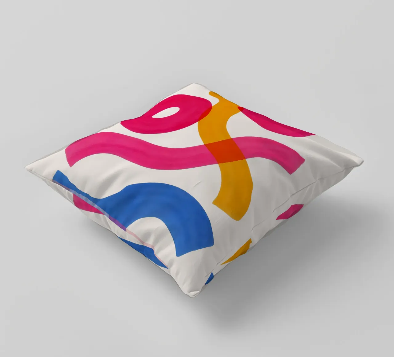 Shapes in Motion - Flow Form Series decorative cushion by SMPLE