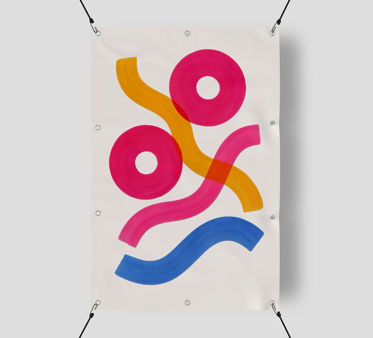 Shapes in Motion - Flow Form Series telo in pvc da SMPLE