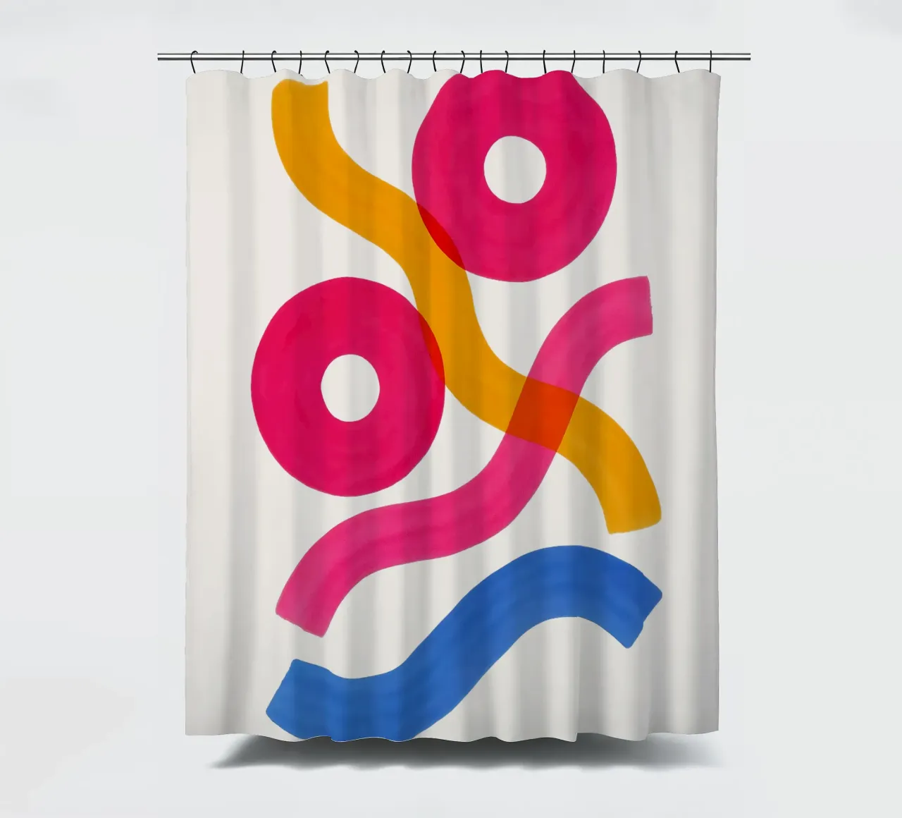 Shapes in Motion - Flow Form Series tenda da doccia da SMPLE