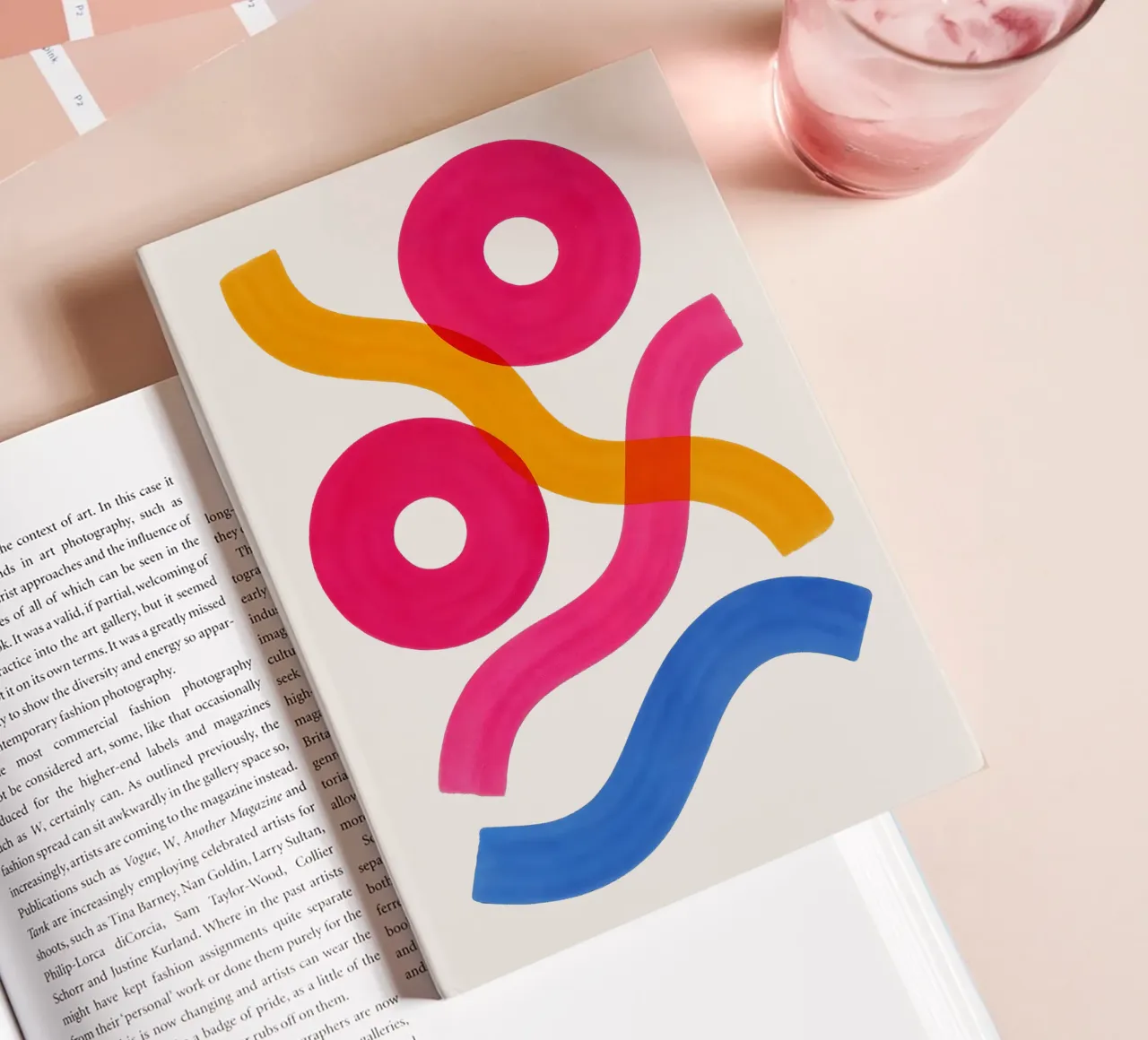 Shapes in Motion - Flow Form Series notebook by SMPLE