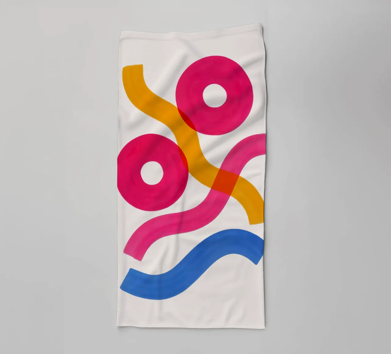 Shapes in Motion - Flow Form Series towel by SMPLE