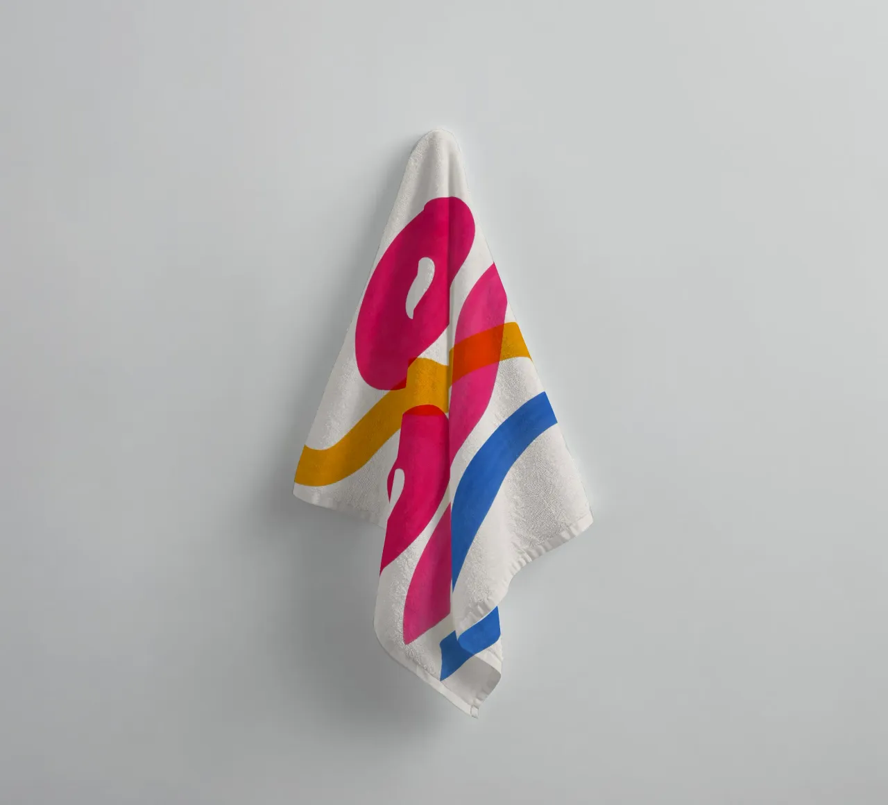 Shapes in Motion - Flow Form Series Handtuch von SMPLE