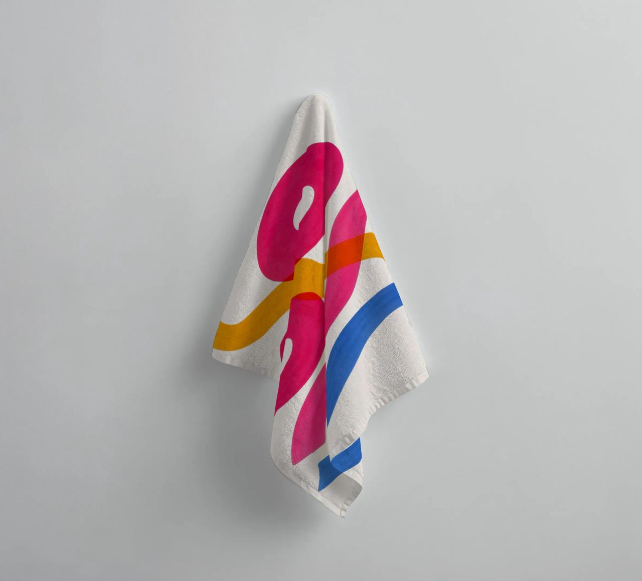 Shapes in Motion - Flow Form Series asciugamano da bagno da SMPLE