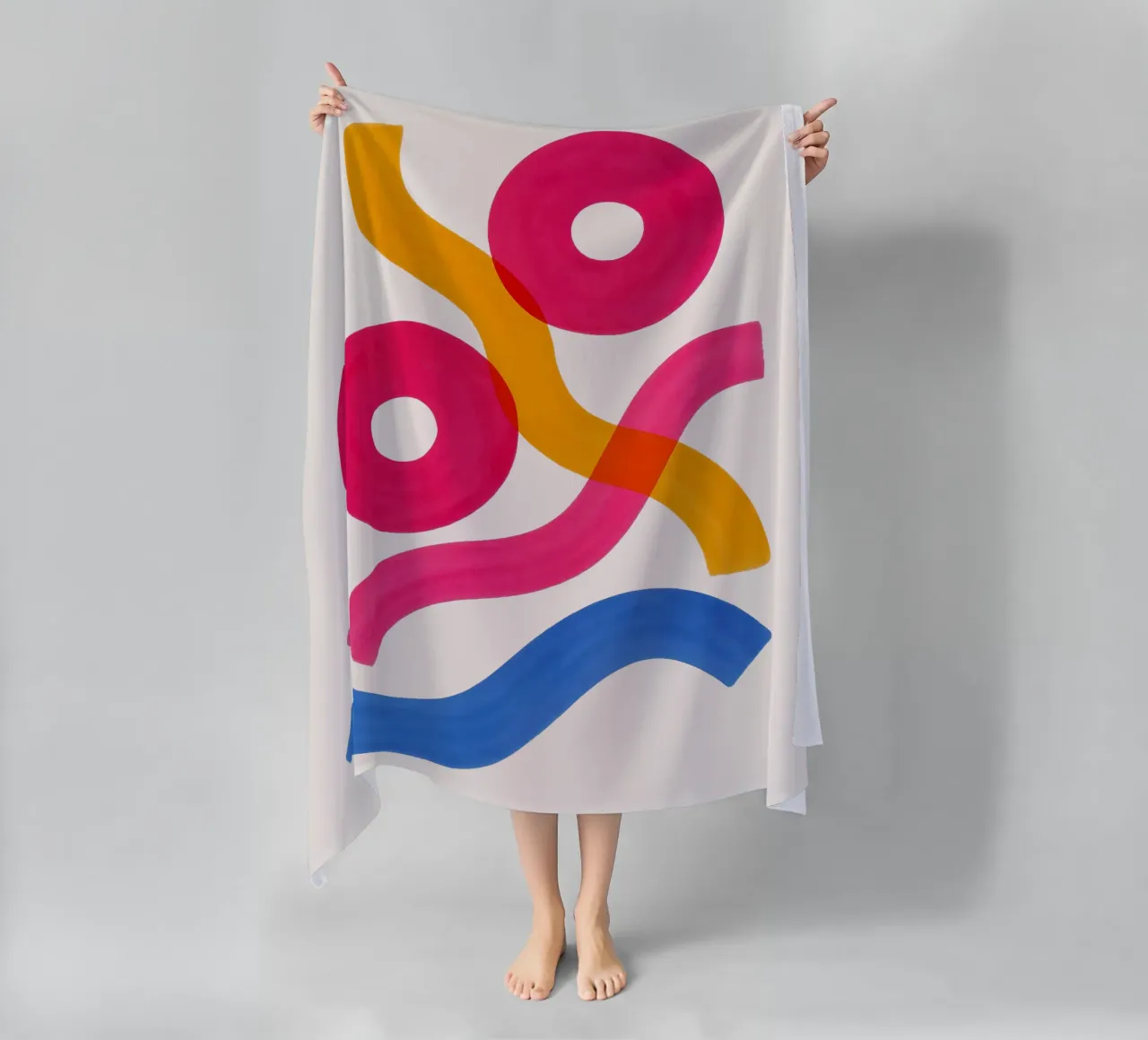 Shapes in Motion - Flow Form Series serviette de plage de SMPLE