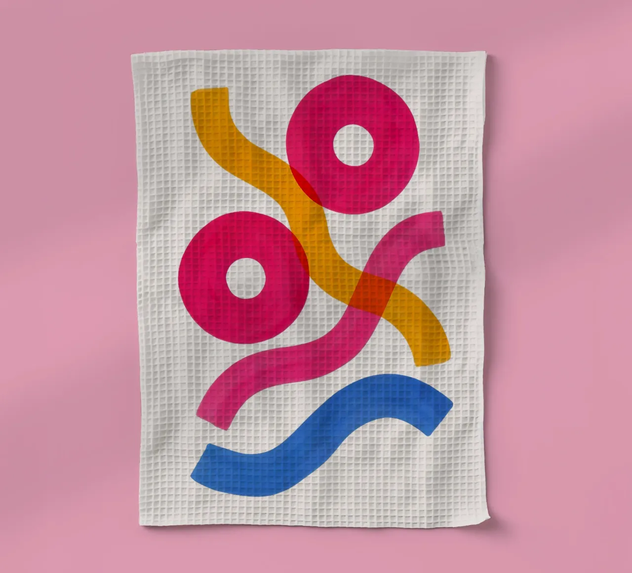 Shapes in Motion - Flow Form Series Geschirrtuch von SMPLE