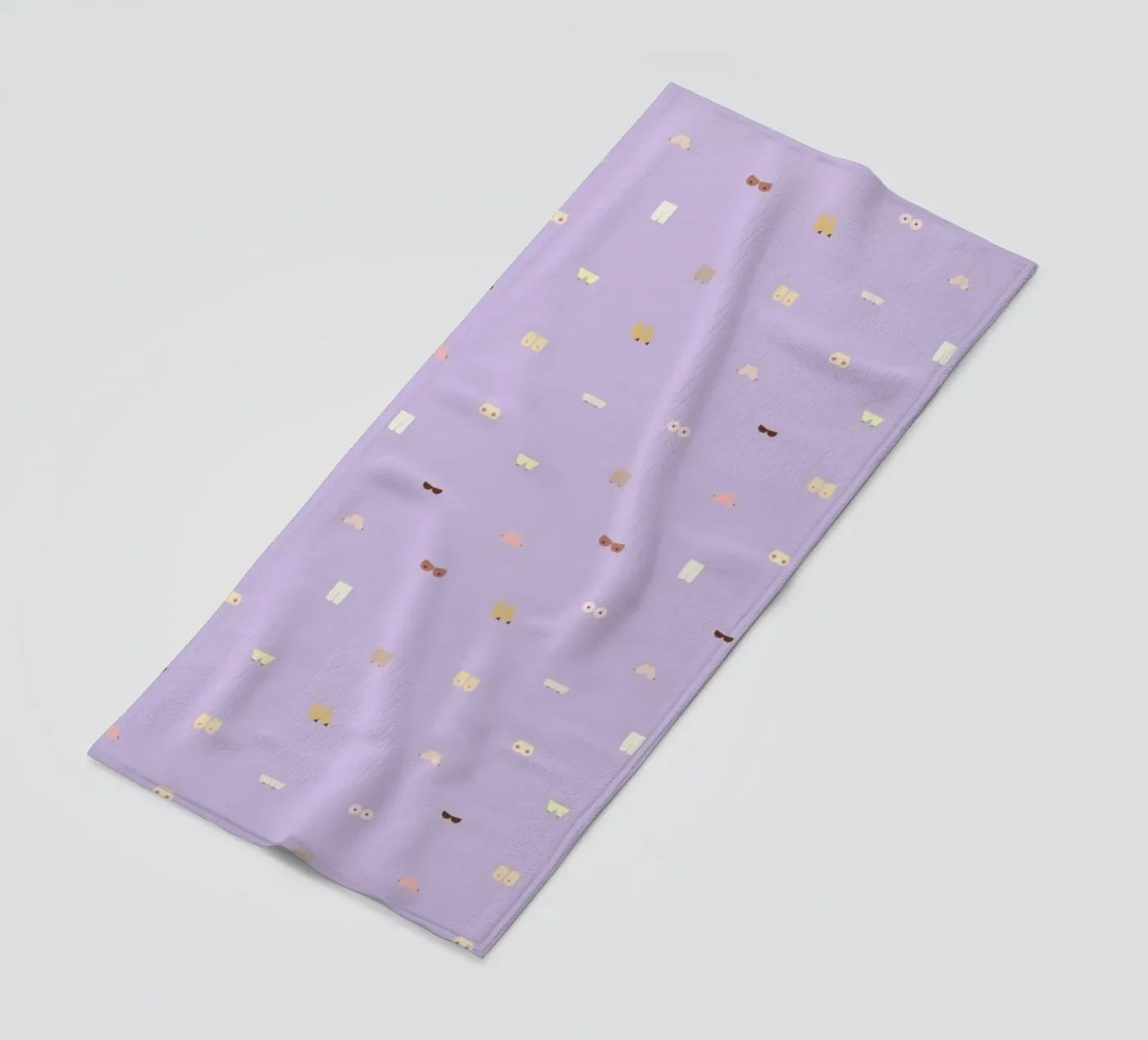 Boobs beach towel by Maren Gross