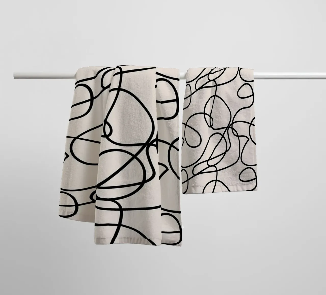Pattern Love No 57 asciugamano da bagno da treechild