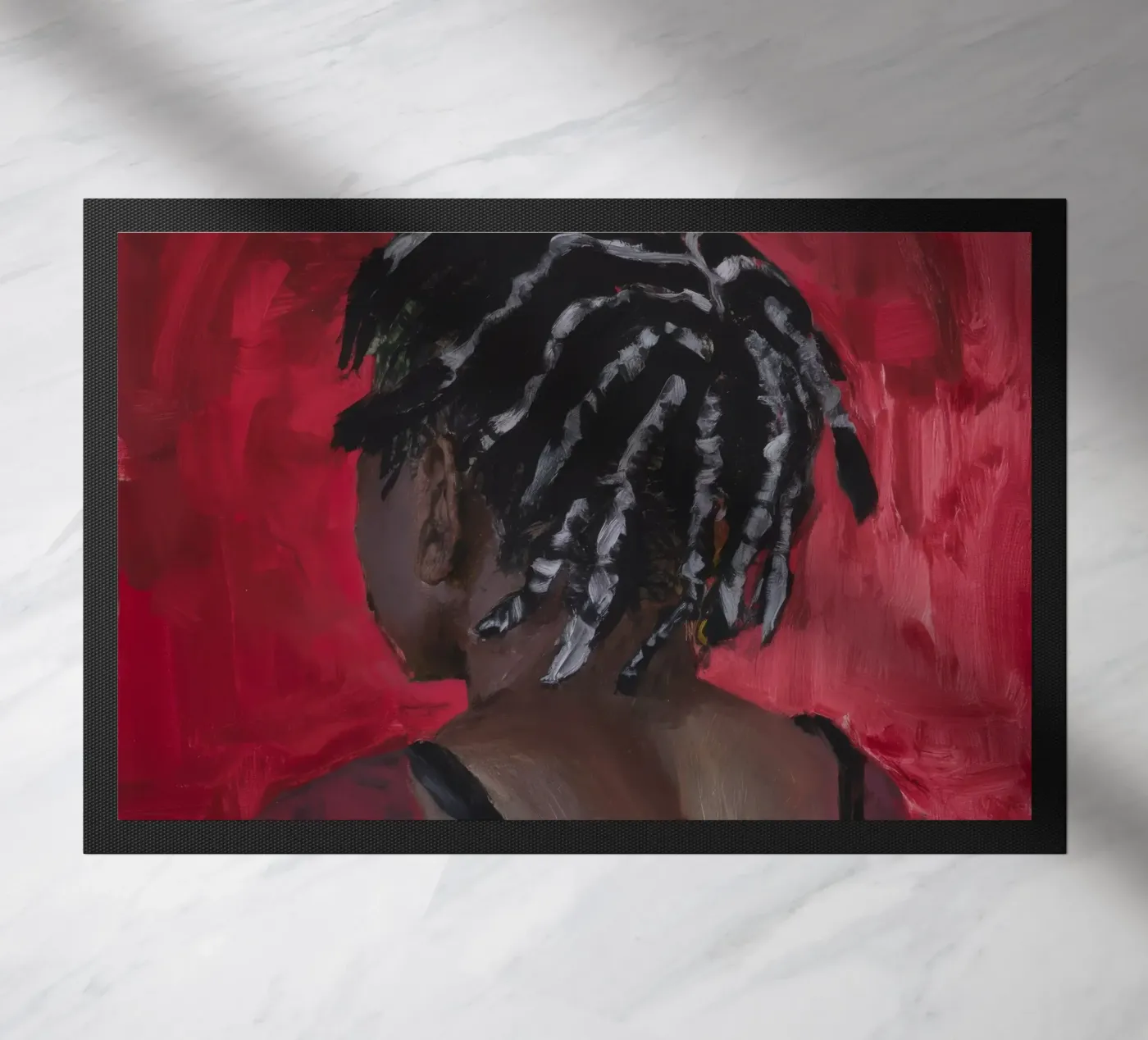 Contemplatieve eenzaamheid deurmat van Ebony Carpenter