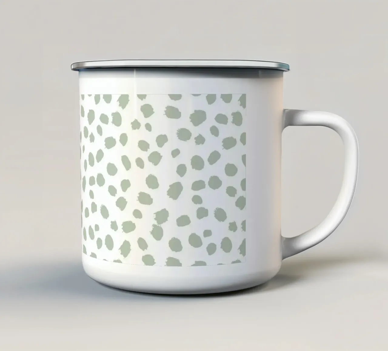 Pattern Love No 60 tazza in smalto da treechild