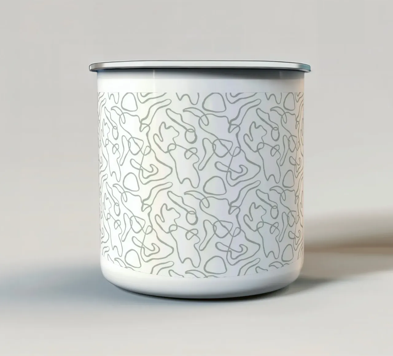 Pattern Love No 61 tazza in smalto da treechild
