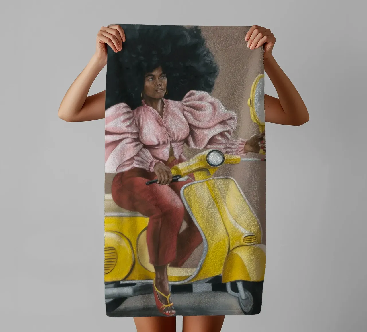 Bold Journey towel by Ebony Carpenter