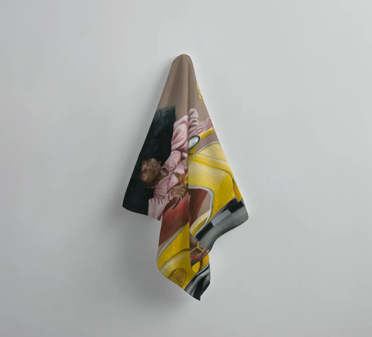 Bold Journey towel by Ebony Carpenter