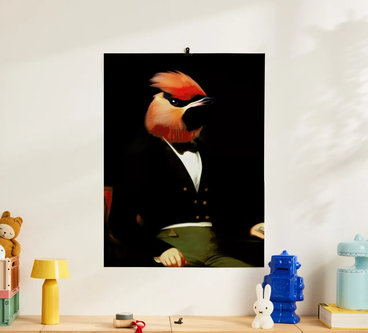 Lance poster con telaio in legno da Tein Lucasson