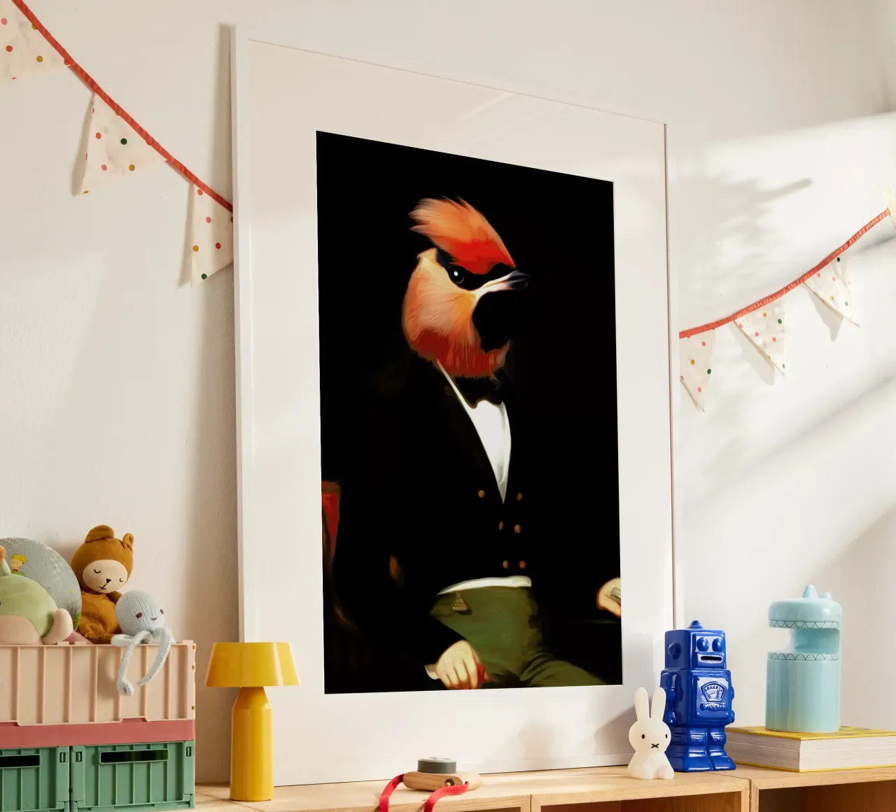 Lance poster con telaio in legno da Tein Lucasson